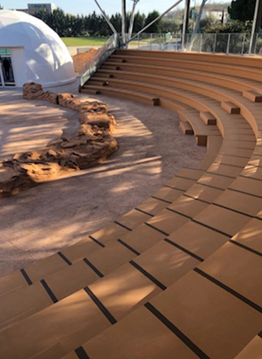 Gradin cité de l'espace Toulouse