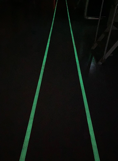 Peinture luminescente, sur Toulouse