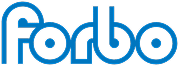 Logo Forbo : Symbole de l'identité visuelle de marque. Logo Forbo, lettres minuscules bleues stylisées. Le design utilise des lignes épurées et des points centraux dans les 'o' et le 'b'.